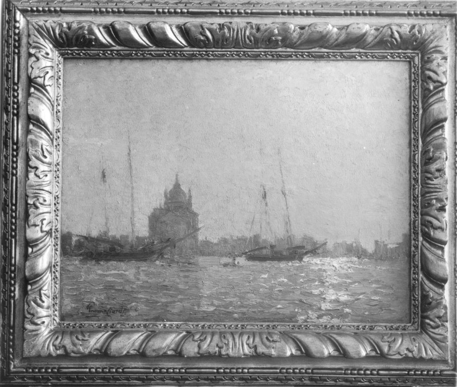chiesa della Salute a Venezia (dipinto) di Ciardi Guglielmo (seconda met&agrave;